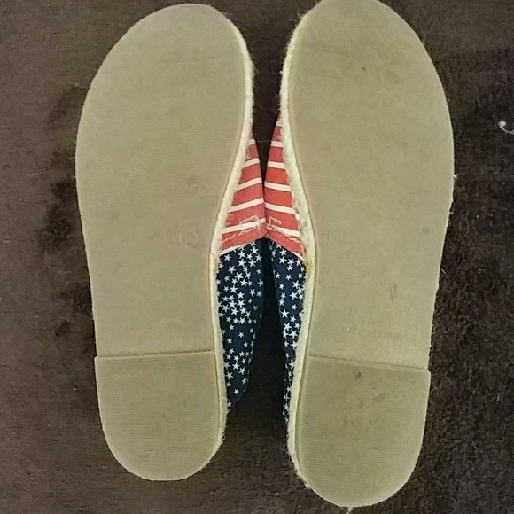 Red White & Blue Patriotic Shoes sz9 - Picture 3 of 7